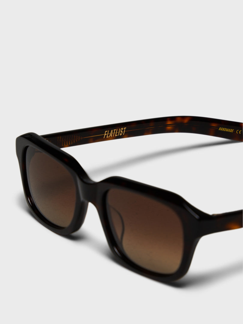 Sammys Sunglasses in Dark Tortoise and Brown Gradient Lens