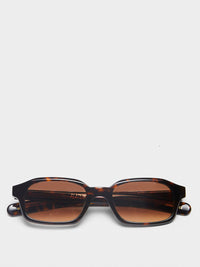 Flatlist - Hanky Sunglasses in Dark Tortoise and Brown Gradient
