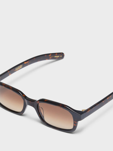 Flatlist - Hanky Sunglasses in Dark Tortoise and Brown Gradient