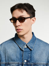 Flatlist - Hanky Sunglasses in Dark Tortoise and Brown Gradient