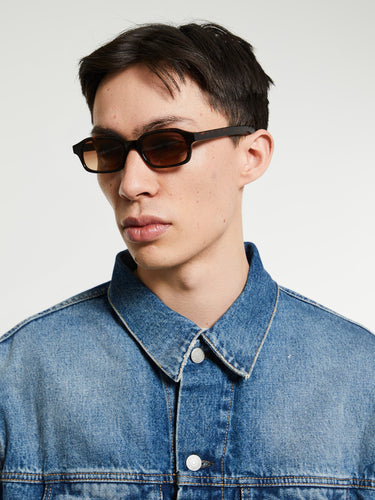 Flatlist - Hanky Sunglasses in Dark Tortoise and Brown Gradient