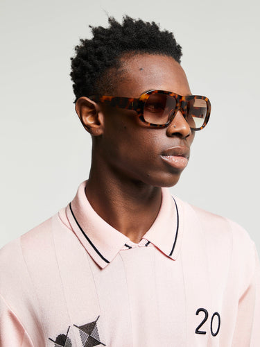 Flatlist - Ford Sunglasses in Havana and Light Brown Gradient Lens