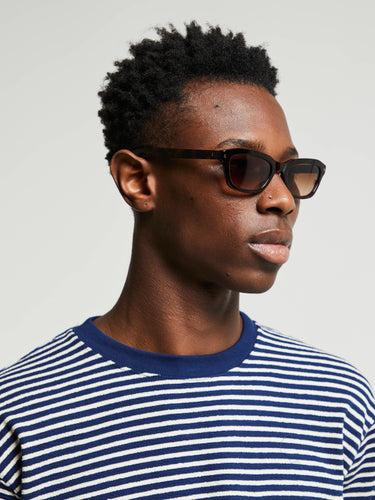 Flatlist - Clint Sunglasses in Dark Tortoise and Brown Gradient Lens