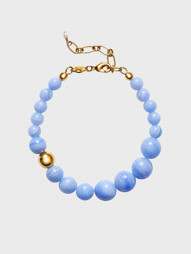 Anni Lu - Float Bracelet in Blue Lace Agate