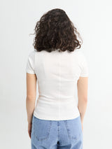 FLORE FLORE - Car Tee in White