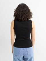 FLORE FLORE - Esmé Tank in Black