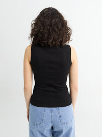FLORE FLORE - Esmé Tank in Black
