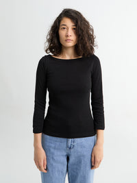 FLORE FLORE - Steffi Tee in Black