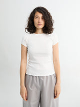 FLORE FLORE - Car Baby Tee in White