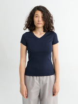 FLORE FLORE - Jill Baby Tee in Navy