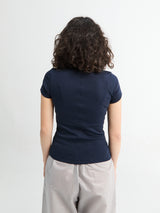 FLORE FLORE - Jill Baby Tee in Navy