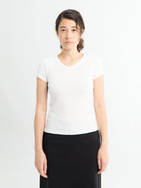 FLORE FLORE - Jill Baby Tee in White