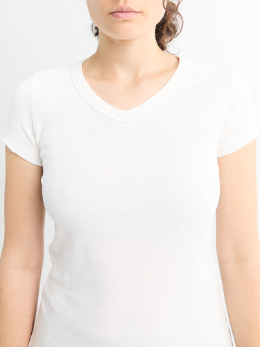 FLORE FLORE - Jill Baby Tee in White
