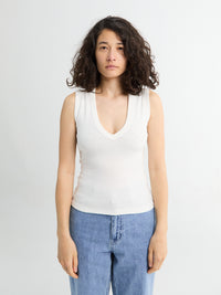 FLORE FLORE - Dewi Tank in White