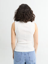 FLORE FLORE - Dewi Tank in White