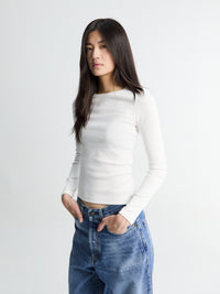 FLORE FLORE - Max Tee in White
