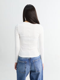 FLORE FLORE - Max Tee in White
