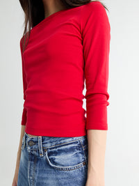 FLORE FLORE - Steffi Tee in Apple