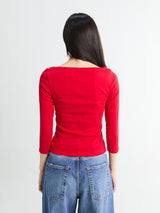 FLORE FLORE - Steffi Tee in Apple