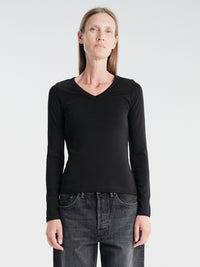 FLORE FLORE - Jill Longsleeve in Black
