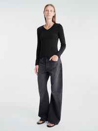 FLORE FLORE - Jill Longsleeve in Black