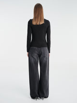 FLORE FLORE - Jill Longsleeve in Black