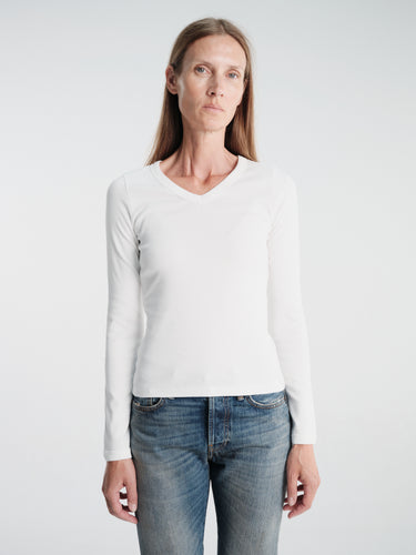 FLORE FLORE - Jill Longsleeve in White