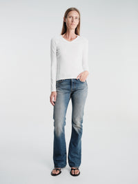 FLORE FLORE - Jill Longsleeve in White