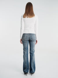 FLORE FLORE - Jill Longsleeve in White