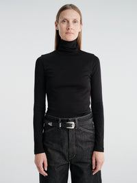 FLORE FLORE - Dinah Turtleneck in Black