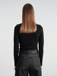 FLORE FLORE - Dinah Turtleneck in Black