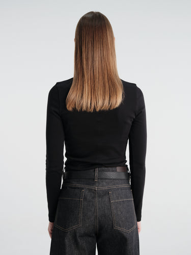 FLORE FLORE - Dinah Turtleneck in Black