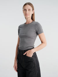 FLORE FLORE - Car Tee in Melee Grey