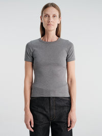 FLORE FLORE - Car Tee in Melee Grey