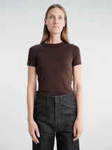 FLORE FLORE - Car Tee in Dark Brown