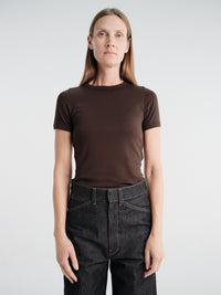 FLORE FLORE - Car Tee in Dark Brown