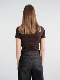 FLORE FLORE - Car Tee in Dark Brown