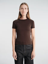 FLORE FLORE - Car Tee in Dark Brown