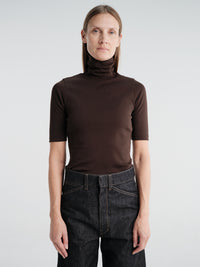 FLORE FLORE - Dinah Tee in Dark Brown