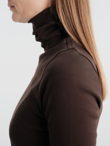 FLORE FLORE - Dinah Tee in Dark Brown