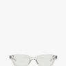 Flatlist - Clint Glasses in Clear Crystal and Clear Lens with Blue Light