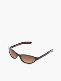 Flatlist - Olympia Sunglasses in Dark Tortoise / Brown Gradient Lens