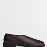 Lemaire - Women's Piped Crepe Slippers in Dark Brown