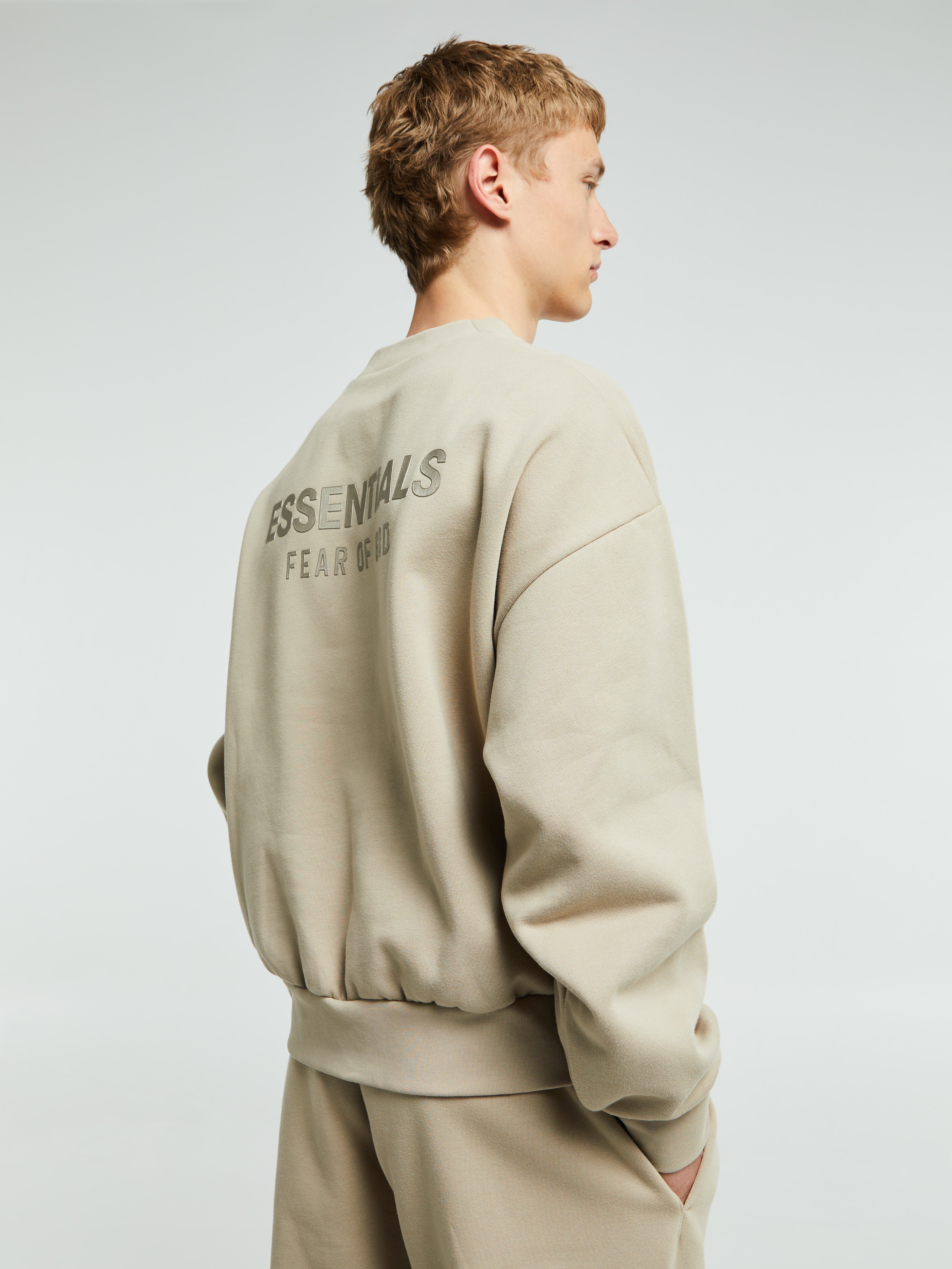 Fear of God - Classic Fit Fleece Crewneck in Timber