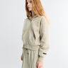 Fear of God - Women's Classic Fit Zip-Up Hoodie in Abbey Stone
