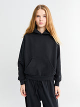 Fear of God - Women's Classic Fit Hoodie in Jet Black