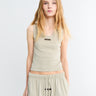 Fear of God - Women's Rib Tank Top in Abbey Stone