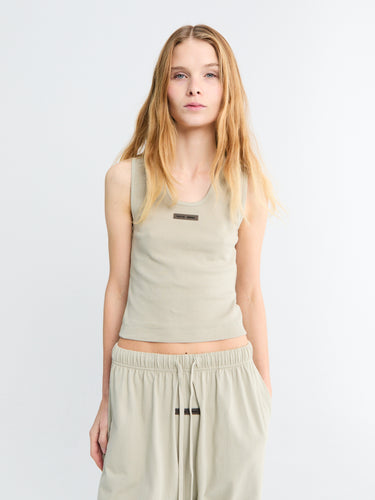 Fear of God - Women's Rib Tank Top in Abbey Stone
