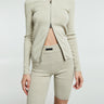 Fear of God - Soft Rib 2-Way Zip Up Jacket in Timber