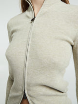 Fear of God - Soft Rib 2-Way Zip Up Jacket in Timber